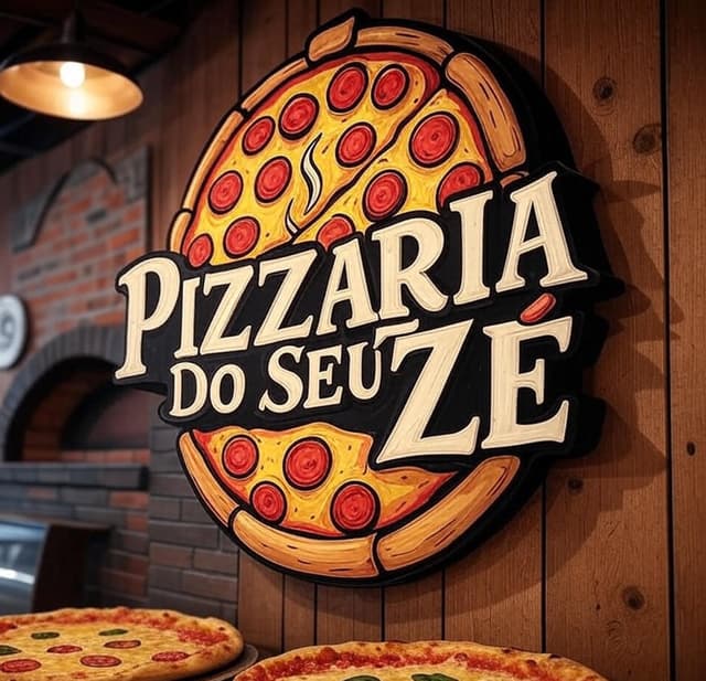 Logo Pizzaria Seu Zé